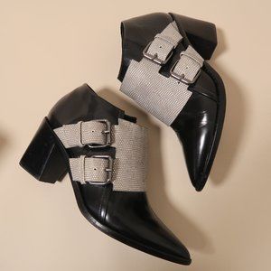tibi BILLIE Double Monk Strap Ankle Boots